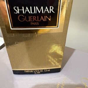GUERLAIN Shalimar Gold Perfume Box